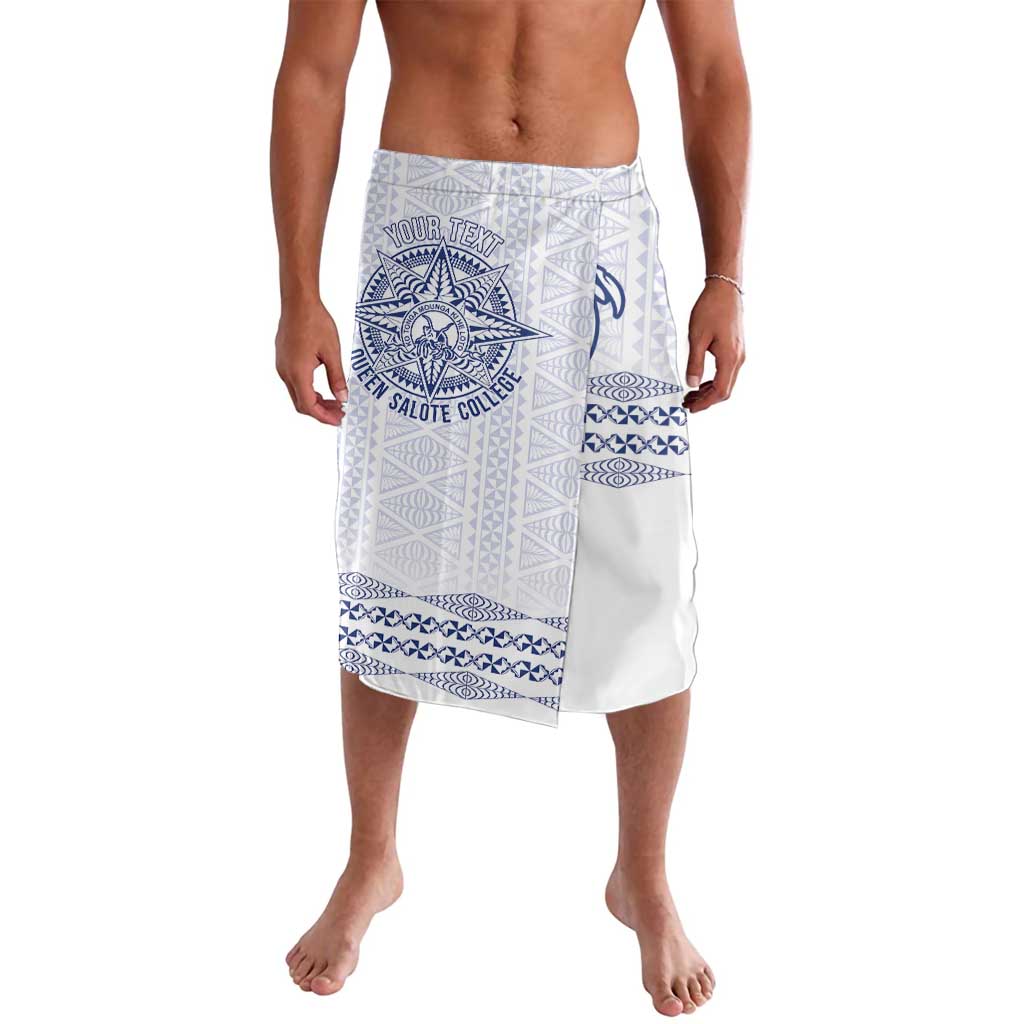 Queen Salote College 100 Years Anniversary Personalized Lavalava Tonga QSC White - Polynesian Pride