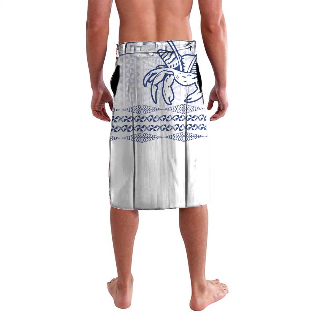 Queen Salote College 100 Years Anniversary Personalized Lavalava Tonga QSC White - Polynesian Pride