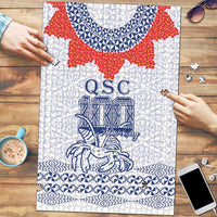 Queen Salote College 100 Years Anniversary Puzzle Tonga QSC White - Polynesian Pride