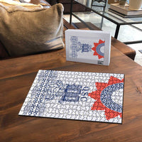 Queen Salote College 100 Years Anniversary Puzzle Tonga QSC White - Polynesian Pride