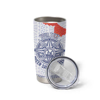 Queen Salote College 100 Years Anniversary Personalized Tumbler Cup Tonga QSC White - Polynesian Pride