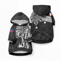 Personalised Philippines Pet Hoodie Tribal Sun