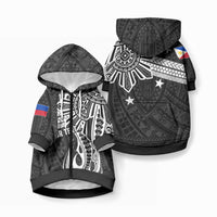 Personalised Philippines Pet Hoodie Tribal Sun