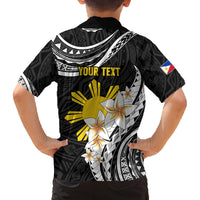 Personalised Philippines Tribal Family Matching Tank Maxi Dress and Hawaiian Shirt Mix Plumeria LT7 - Polynesian Pride