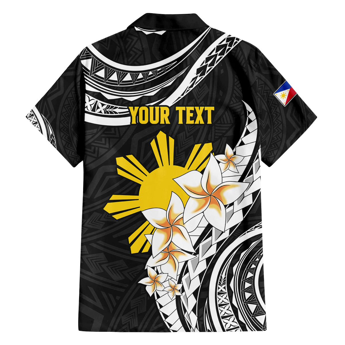 Personalised Philippines Tribal Family Matching Tank Maxi Dress and Hawaiian Shirt Mix Plumeria LT7 - Polynesian Pride