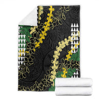 Hawaii Aloha Kakau Blanket Puakenikeni and Maile Lei Twist LT7 - Polynesian Pride