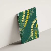 Hawaii Aloha Kakau Canvas Wall Art Green Puakenikeni and Maile Lei Twist LT7 - Polynesian Pride