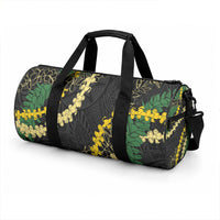 Hawaii Puakenikeni - Maile Lei Duffle Bag Obsidian Black