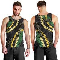 Hawaii Puakenikeni - Maile Lei Men Tank Top Obsidian Black