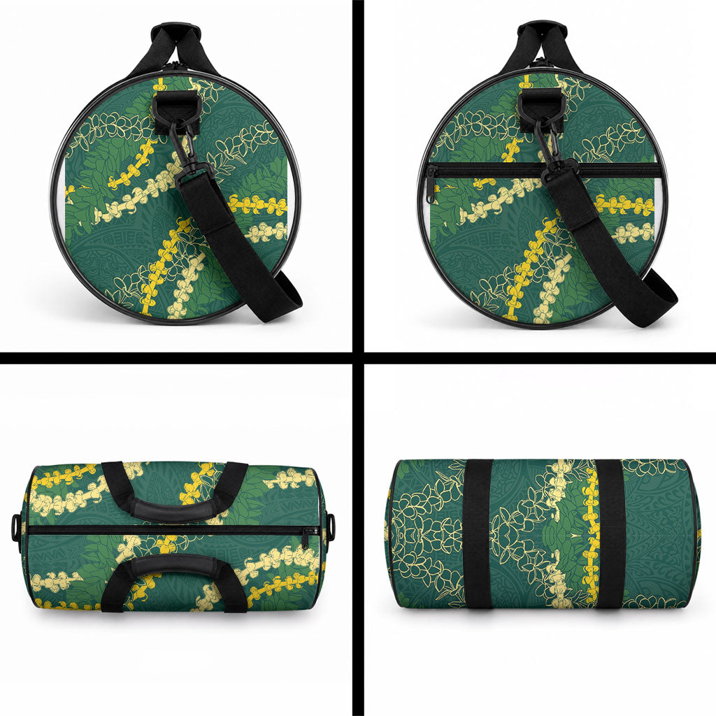 Hawaii Puakenikeni - Maile Lei Duffle Bag Sage Green