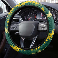 Hawaii Puakenikeni - Maile Lei Steering Wheel Cover Sage Green
