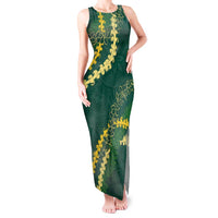 Hawaii Puakenikeni - Maile Lei Tank Maxi Dress Sage Green