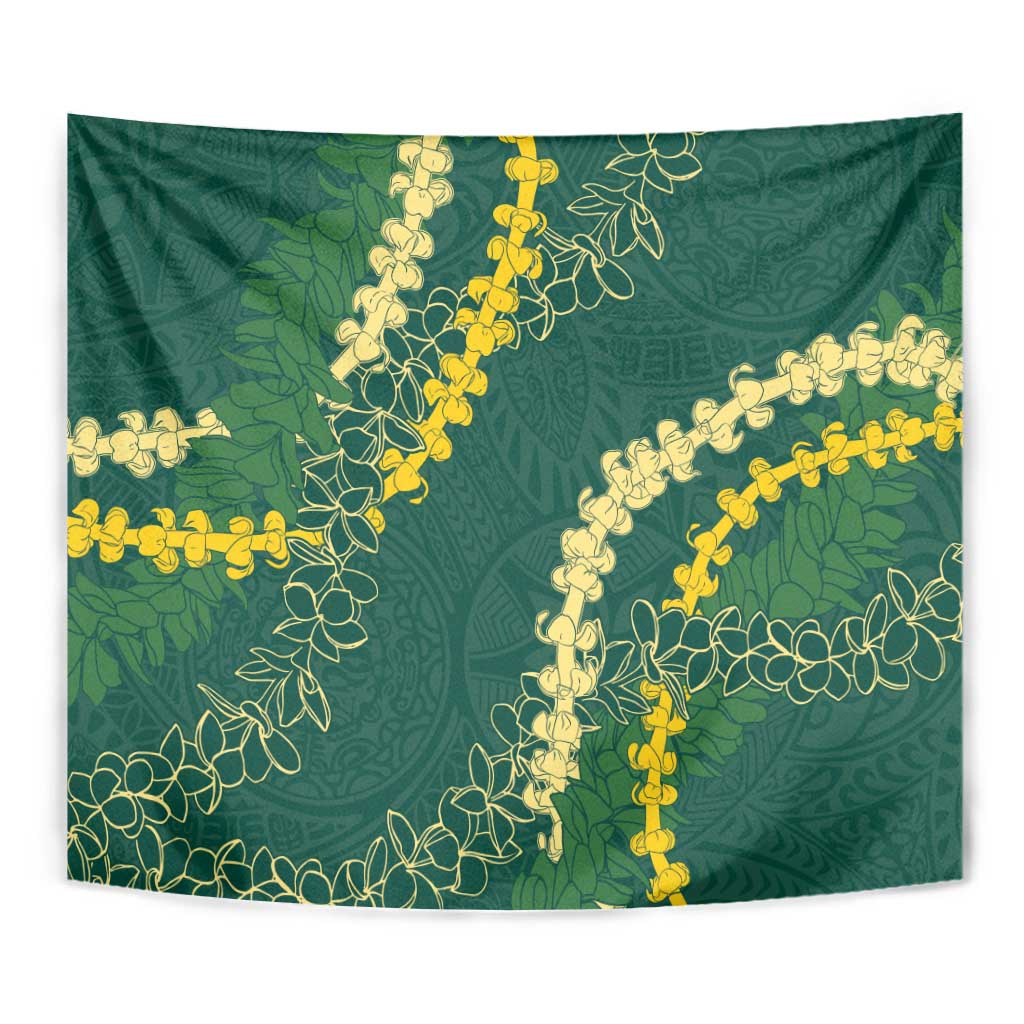Hawaii Puakenikeni - Maile Lei Tapestry Sage Green LT7 - Polynesian Pride