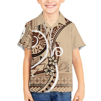 Samoa Siapo Classic Motif Family Matching Off The Shoulder Long Sleeve Dress and Hawaiian Shirt Manuia le tuto’atasi o Samoa Independence