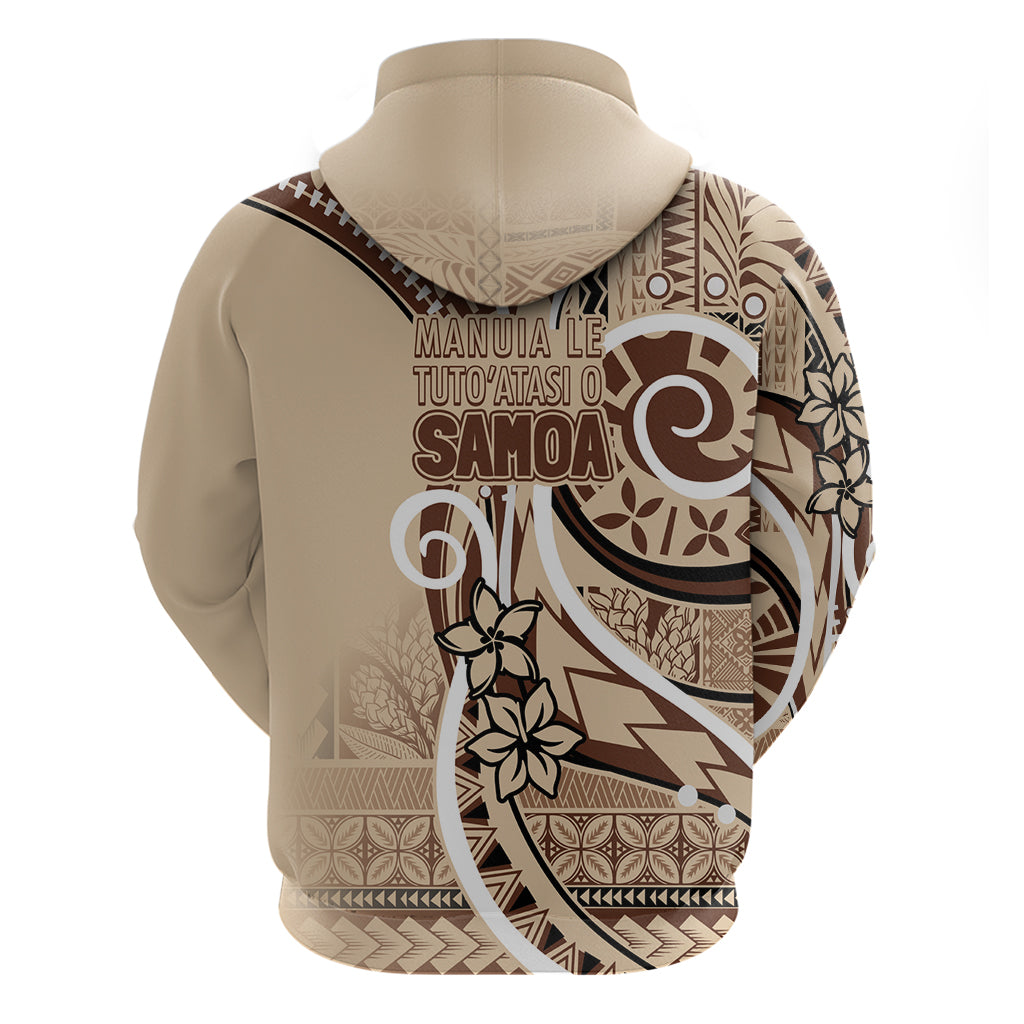 Samoa Siapo Classic Motif Zip Hoodie Manuia le tuto’atasi o Samoa Independence