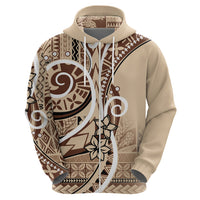 Samoa Siapo Classic Motif Zip Hoodie Manuia le tuto’atasi o Samoa Independence
