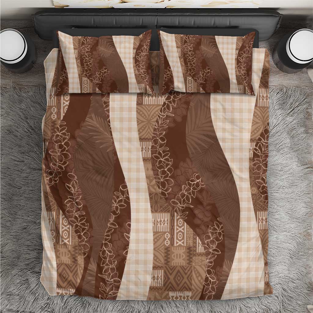 Polynesian Tribal Pattern Patchwork Picturesque Bedding Set Mocha LT7 Mocha - Polynesian Pride