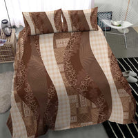 Polynesian Tribal Pattern Patchwork Picturesque Bedding Set Mocha LT7 - Polynesian Pride