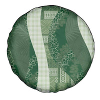 Polynesian Tribal Pattern Patchwork Picturesque Spare Tire Cover Sage Green LT7 - Polynesian Pride