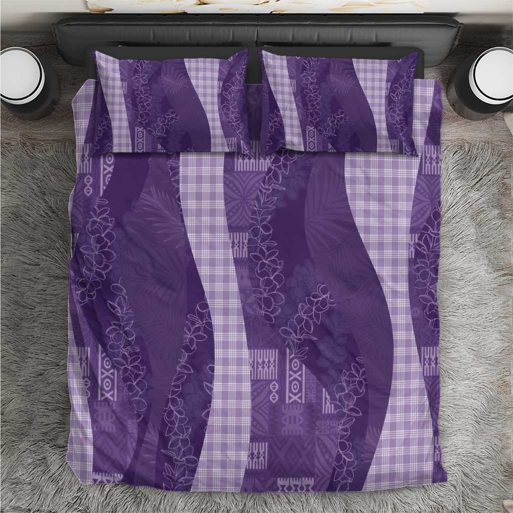 Polynesian Tribal Pattern Patchwork Picturesque Bedding Set Deep Violet LT7 Violet - Polynesian Pride