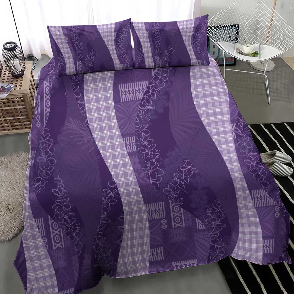 Polynesian Tribal Pattern Patchwork Picturesque Bedding Set Deep Violet LT7 - Polynesian Pride