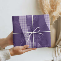 Polynesian Tribal Pattern Patchwork Picturesque Wrapping Paper Deep Violet LT7 - Polynesian Pride