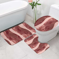 Polynesian Tribal Pattern Patchwork Picturesque Bathroom Set Crimson LT7 - Polynesian Pride