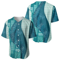 Polynesian Tribal Pattern Patchwork Picturesque Baseball Jersey Oceanic LT7 - Polynesian Pride