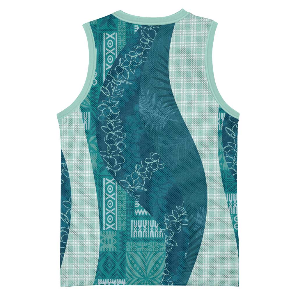 Polynesian Tribal Pattern Patchwork Picturesque Basketball Jersey Oceanic LT7 - Polynesian Pride