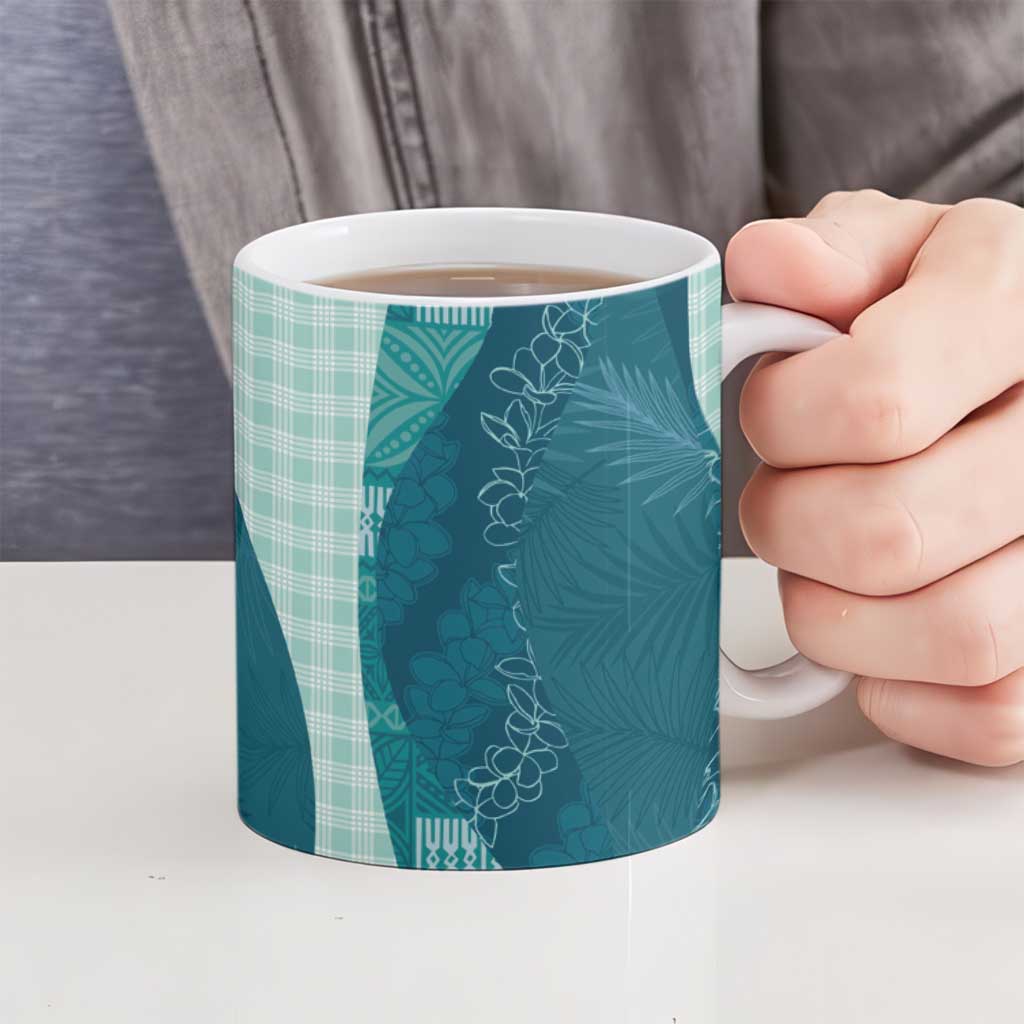 Polynesian Tribal Pattern Patchwork Picturesque Ceramic Mug Oceanic LT7 - Polynesian Pride