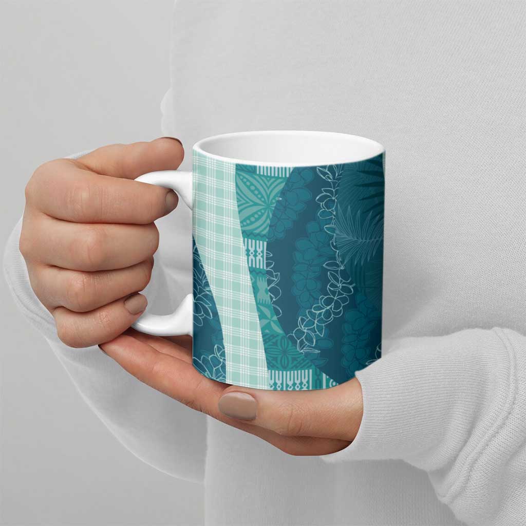 Polynesian Tribal Pattern Patchwork Picturesque Ceramic Mug Oceanic LT7 - Polynesian Pride
