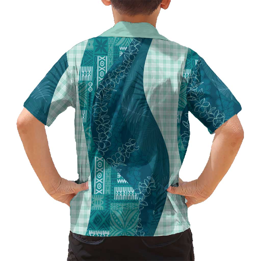 Polynesian Tribal Pattern Patchwork Picturesque Family Matching Tank Maxi Dress and Hawaiian Shirt Oceanic LT7 - Polynesian Pride
