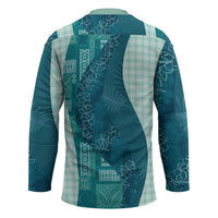 Polynesian Tribal Pattern Patchwork Picturesque Hockey Jersey Oceanic LT7 - Polynesian Pride