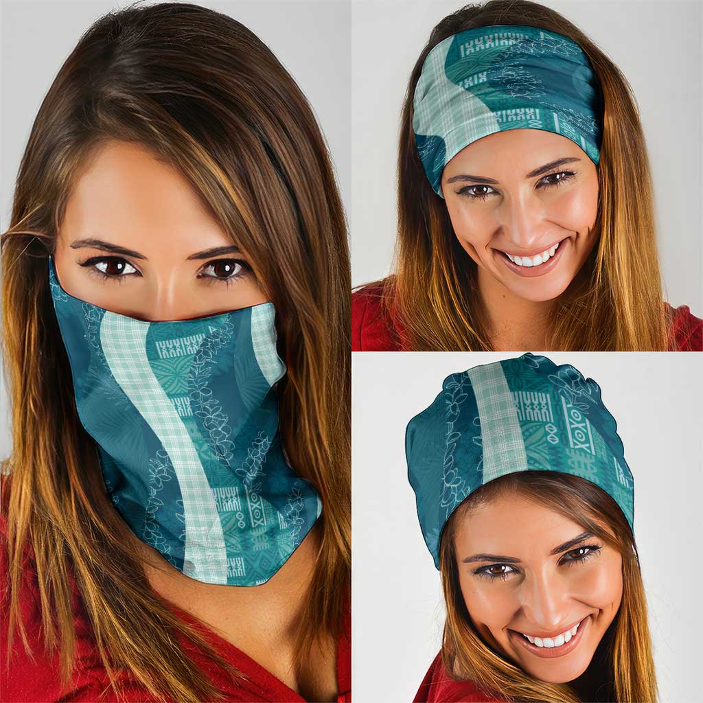 Polynesian Tribal Pattern Patchwork Picturesque Neck Gaiter Oceanic LT7 - Polynesian Pride