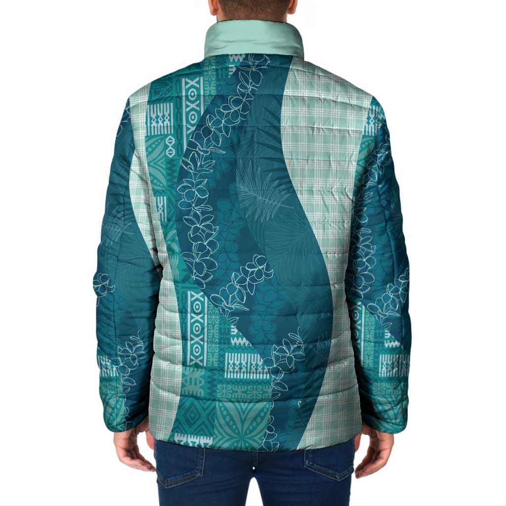 Polynesian Tribal Pattern Patchwork Picturesque Padded Jacket Oceanic LT7 - Polynesian Pride