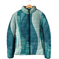 Polynesian Tribal Pattern Patchwork Picturesque Padded Jacket Oceanic LT7 - Polynesian Pride