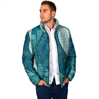 Polynesian Tribal Pattern Patchwork Picturesque Padded Jacket Oceanic LT7 - Polynesian Pride