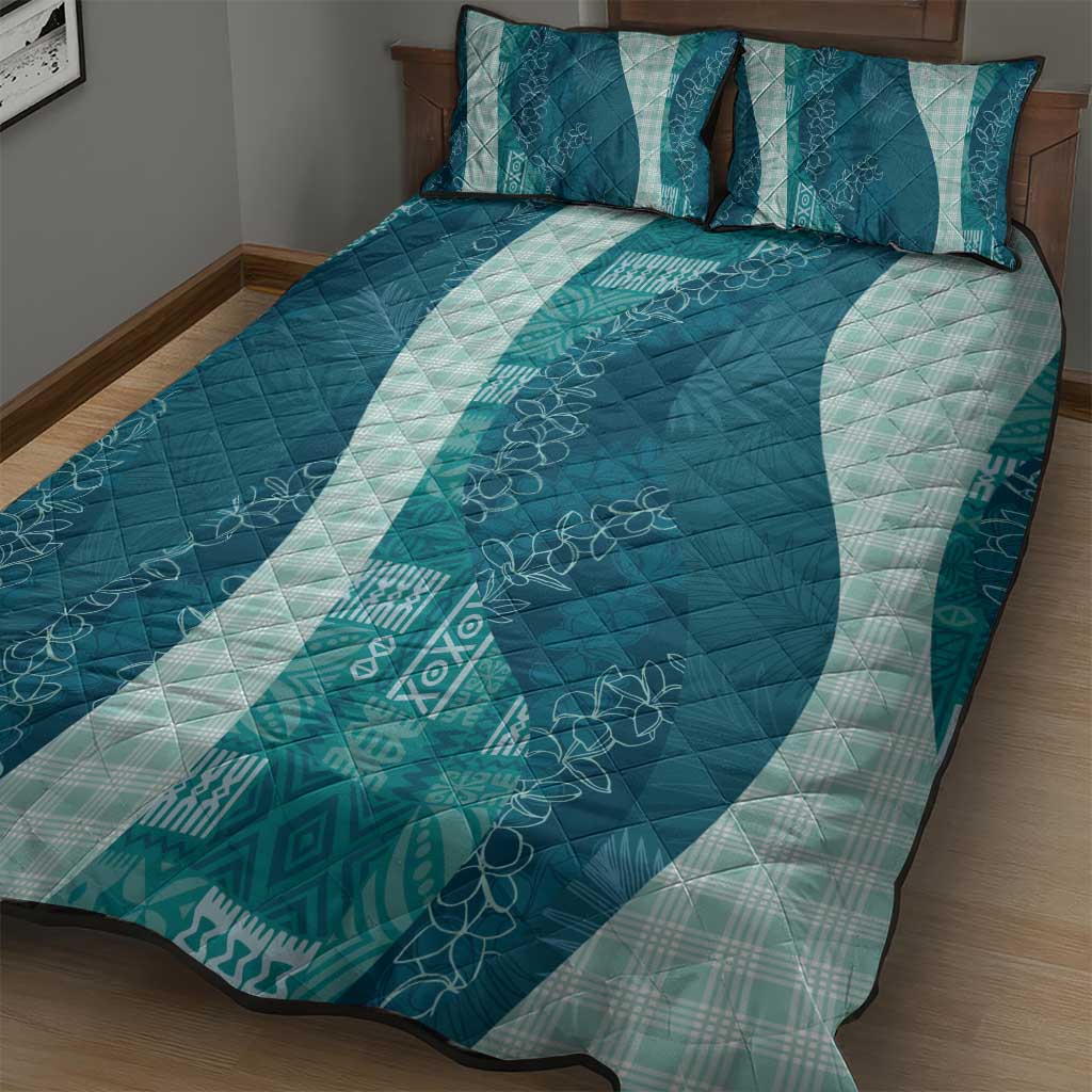 Polynesian Tribal Pattern Patchwork Picturesque Quilt Bed Set Oceanic LT7 - Polynesian Pride