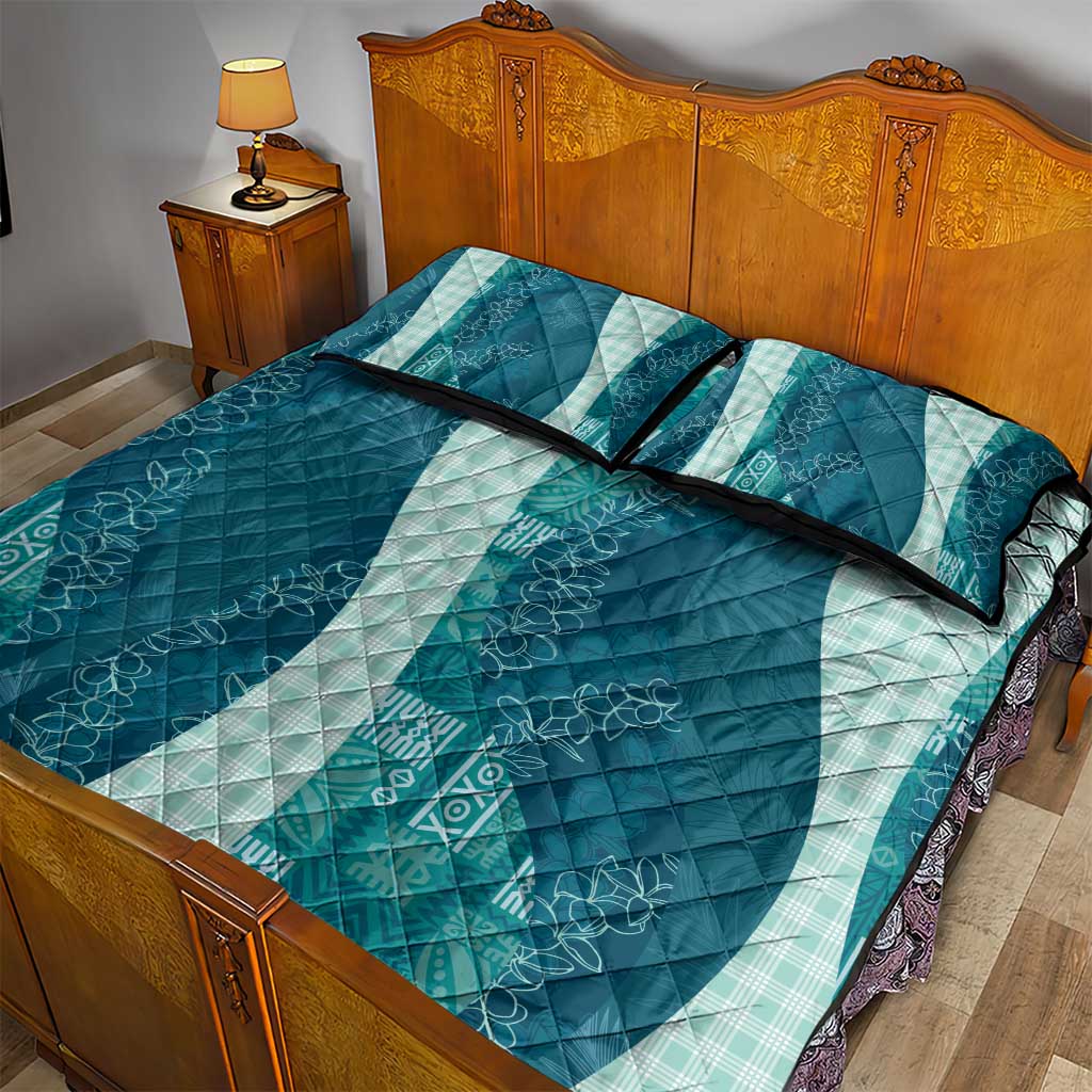 Polynesian Tribal Pattern Patchwork Picturesque Quilt Bed Set Oceanic LT7 - Polynesian Pride
