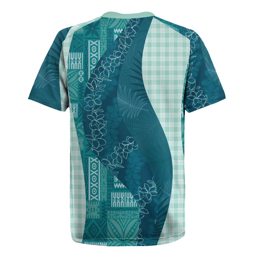 Polynesian Tribal Pattern Patchwork Picturesque Rugby Jersey Oceanic LT7 - Polynesian Pride