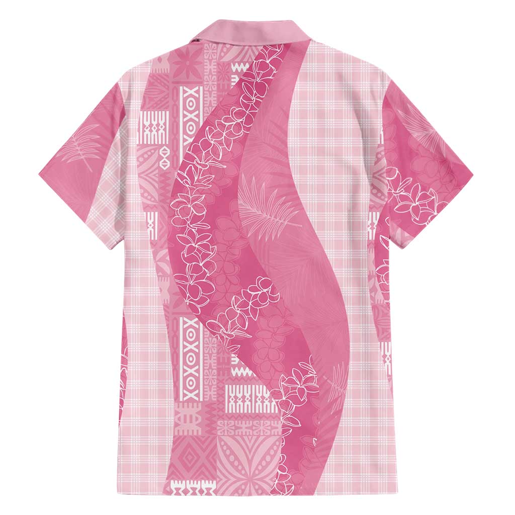 Polynesian Tribal Pattern Patchwork Picturesque Hawaiian Shirt Rose Pink LT7 - Polynesian Pride