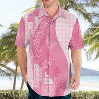 Polynesian Tribal Pattern Patchwork Picturesque Hawaiian Shirt Rose Pink LT7 - Polynesian Pride