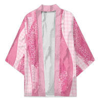 Polynesian Tribal Pattern Patchwork Picturesque Kimono Rose Pink LT7 Unisex Rose Pink - Polynesian Pride