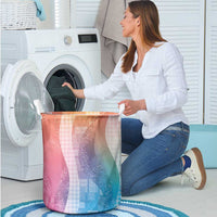 Polynesian Tribal Pattern Patchwork Picturesque Laundry Basket Holographic LT7 - Polynesian Pride