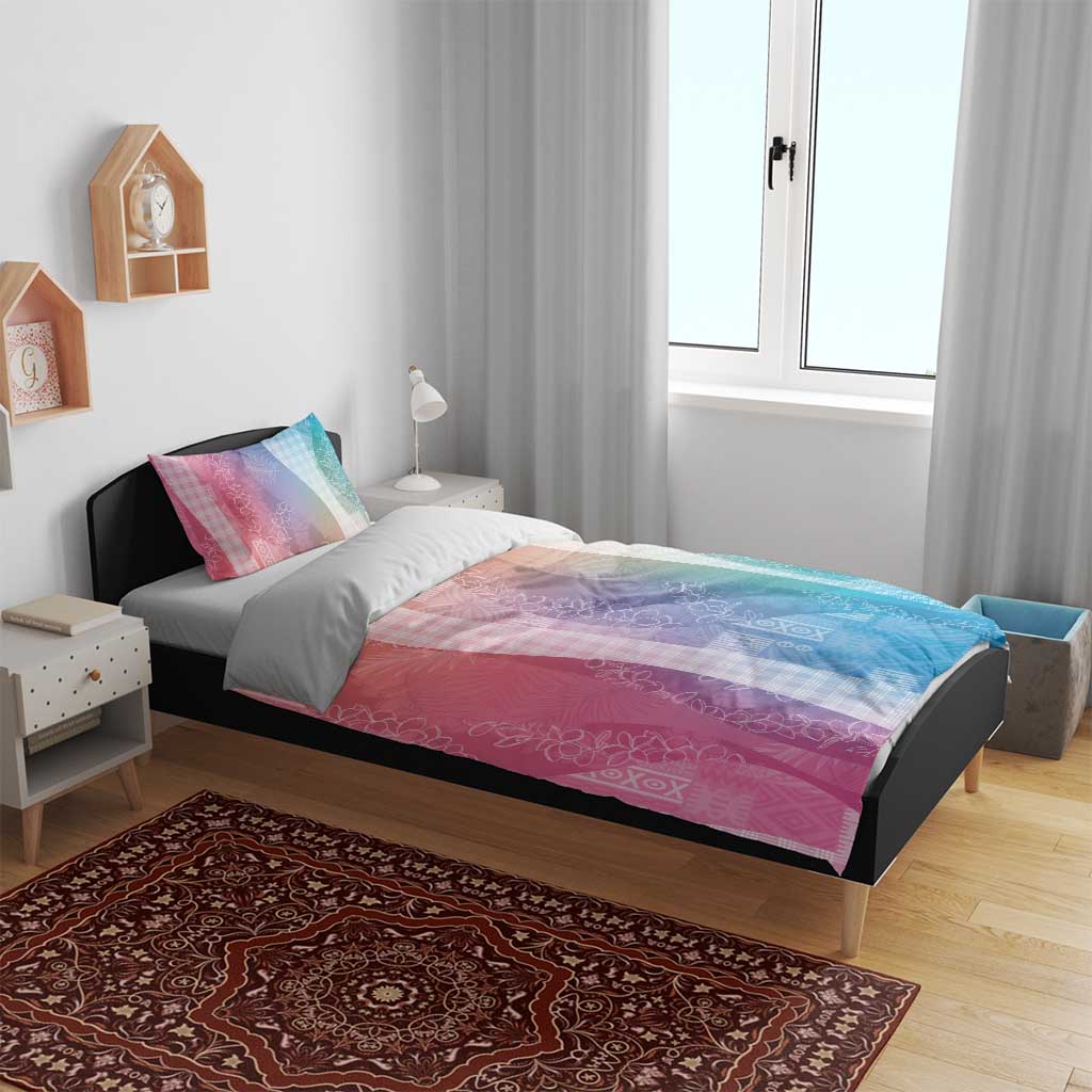 Polynesian Tribal Pattern Patchwork Picturesque Bedding Set Holographic LT7 - Polynesian Pride