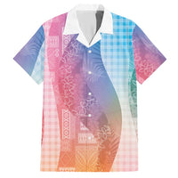 Polynesian Tribal Pattern Patchwork Picturesque Hawaiian Shirt Holographic LT7 Holographic - Polynesian Pride