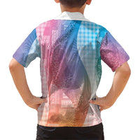 Polynesian Tribal Pattern Patchwork Picturesque Hawaiian Shirt Holographic LT7 - Polynesian Pride