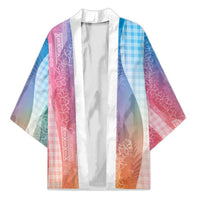 Polynesian Tribal Pattern Patchwork Picturesque Kimono Holographic LT7 Unisex Holographic - Polynesian Pride