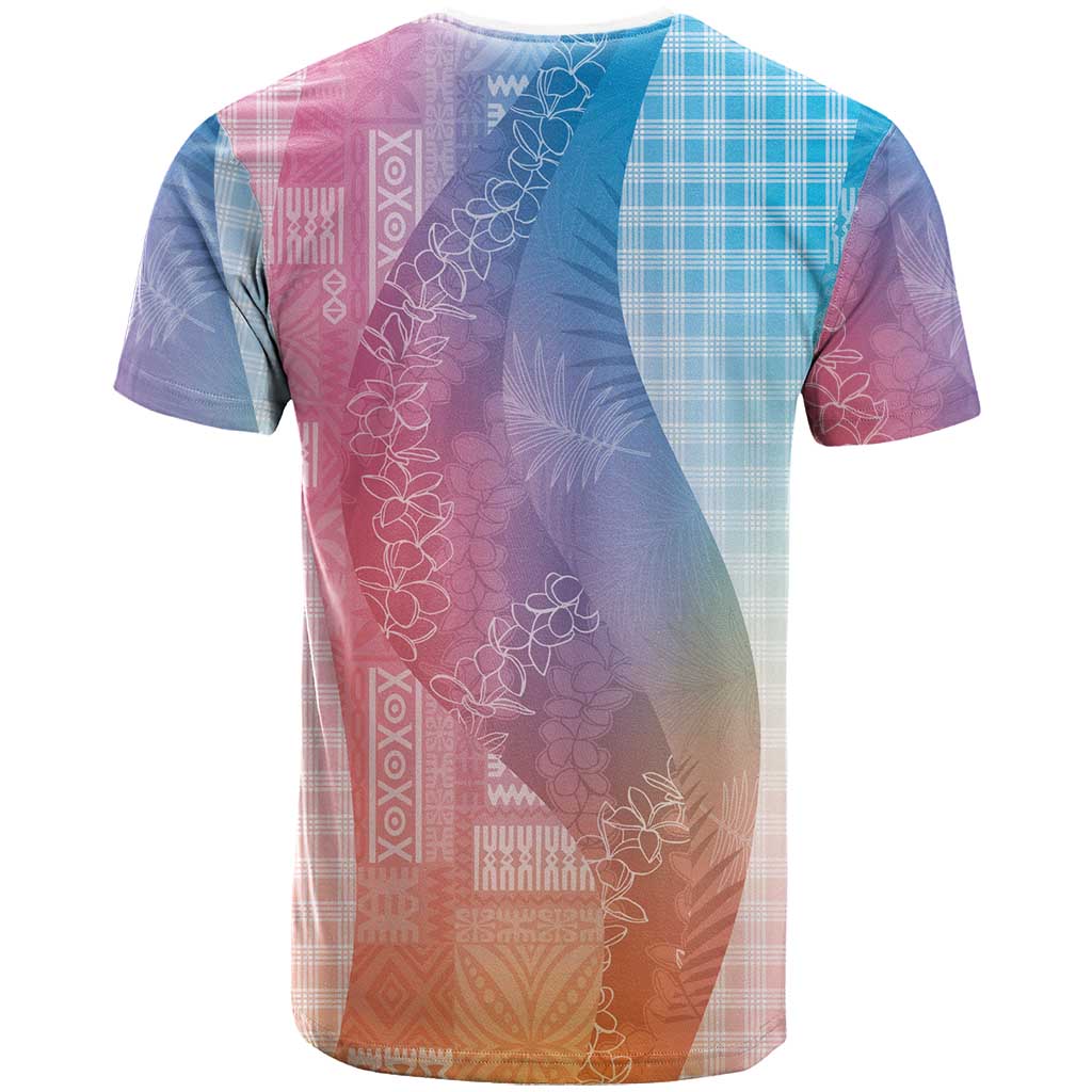 Polynesian Tribal Pattern Patchwork Picturesque T Shirt Holographic LT7 - Polynesian Pride