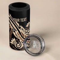 Personalized Solomon Islands Crocodile 4 in 1 Can Cooler Tumbler Hapi Isles - Independence Anniversary LT7 - Polynesian Pride